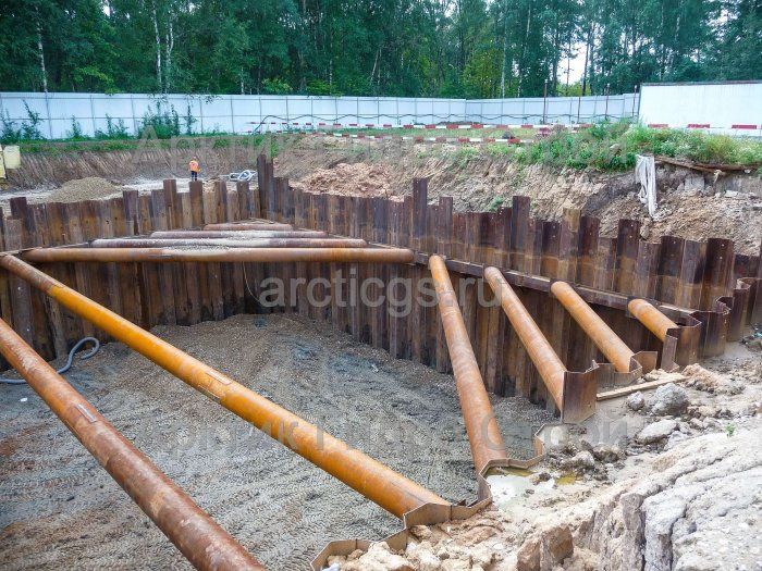 укрепление котлованов при рытье в АрктикГидроСтрой